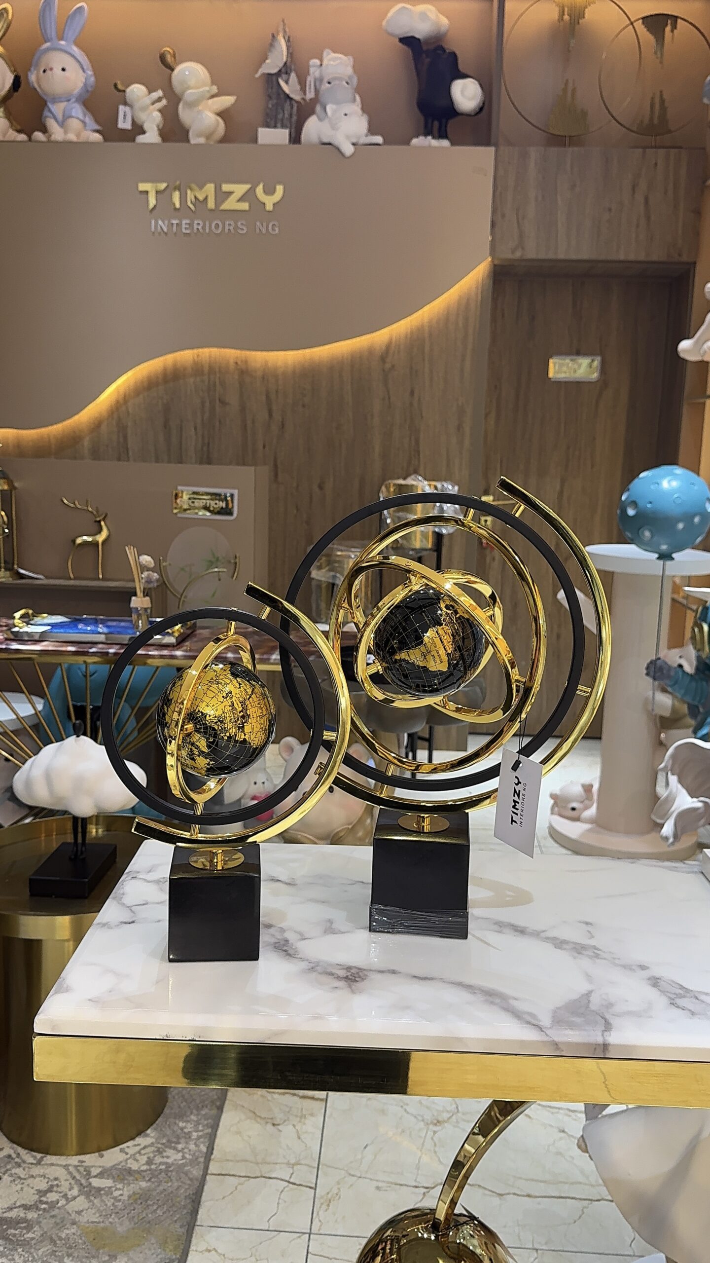 IMG_2530 Luxury Marble Base Globe - Image 1