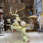 Deer & Orb Floor Ornament
