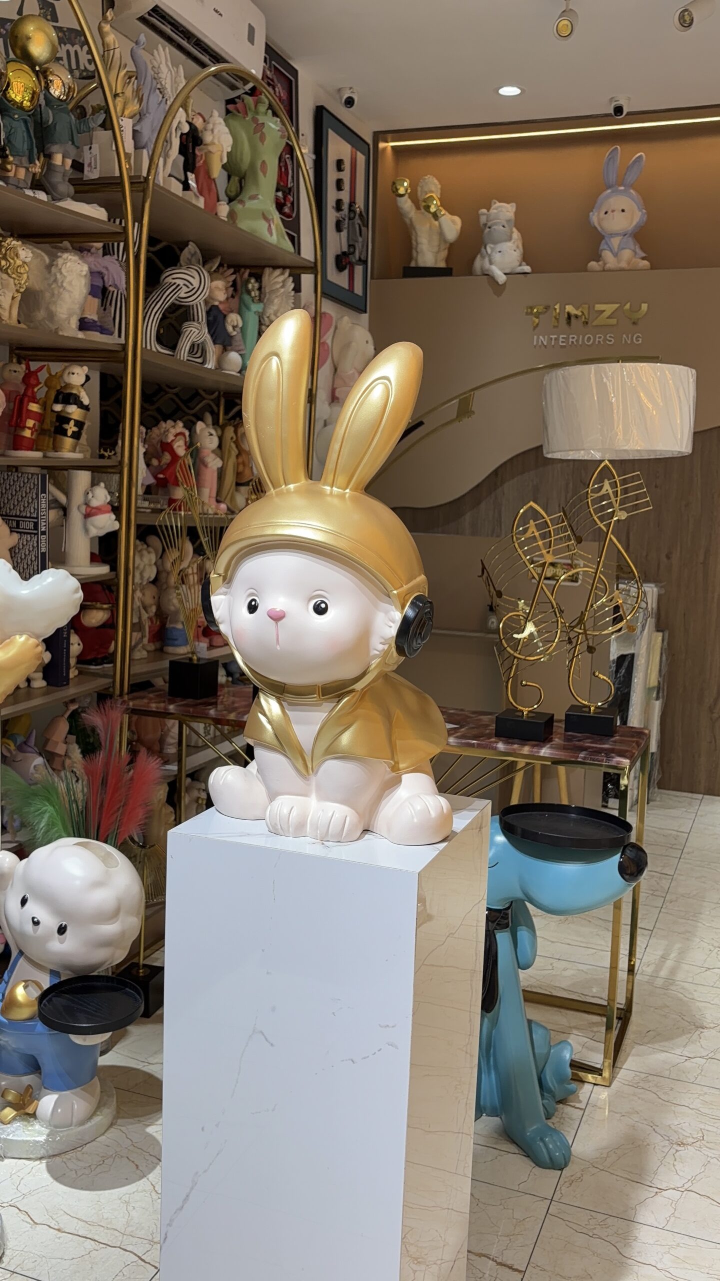 IMG_2996 Bunny Floor / Desktop Ornament - Image 1