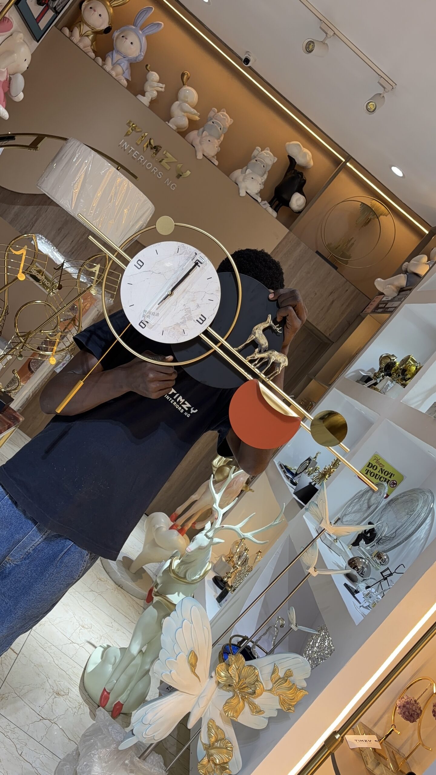 IMG_3653 Modern Luxury Wall Clock - Image 1