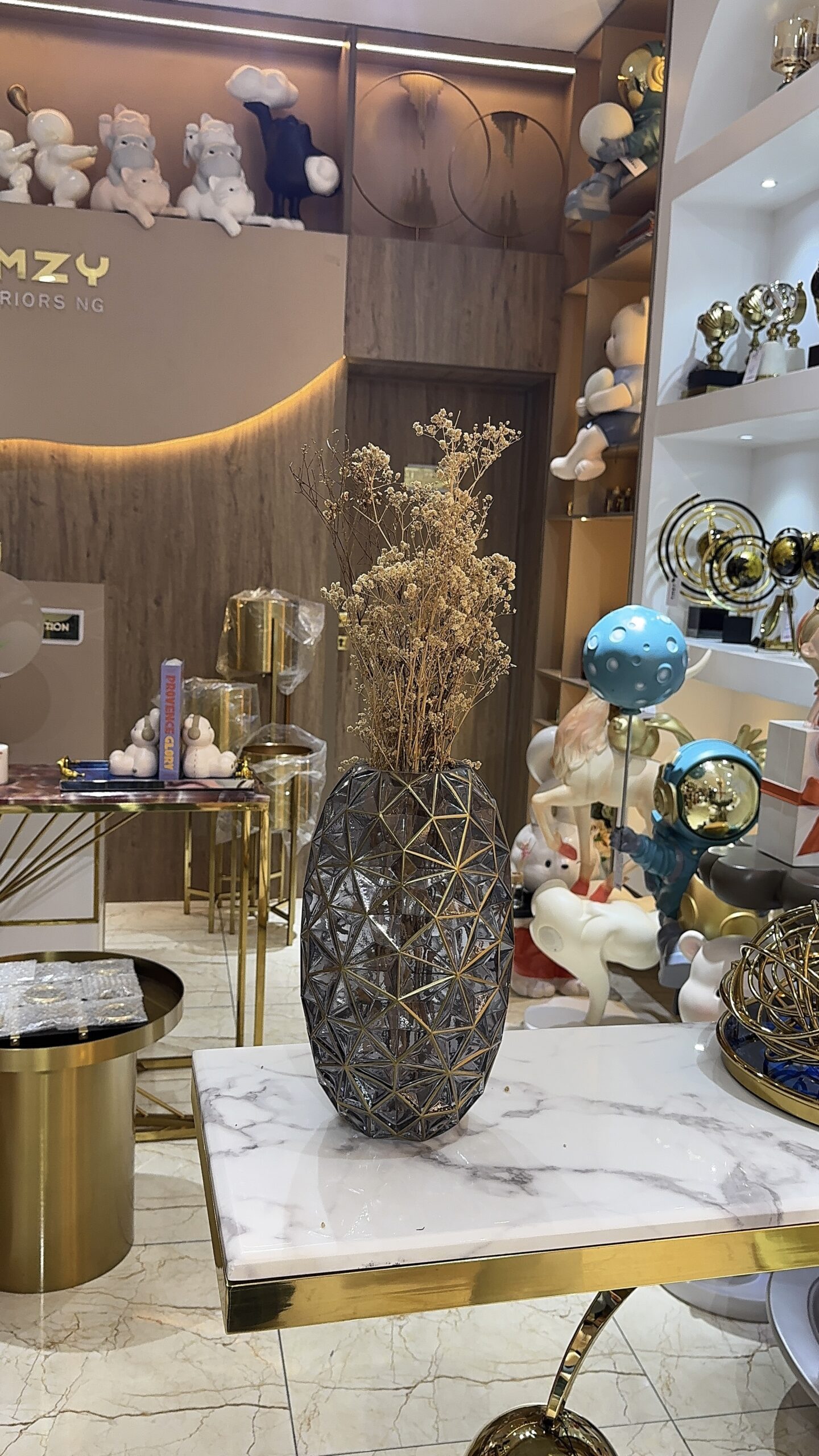 IMG_4095 Luxury Vase with Real Dried Flowers - Image 1