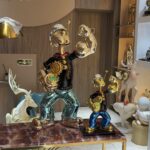 Metallic Statement Character Figurine