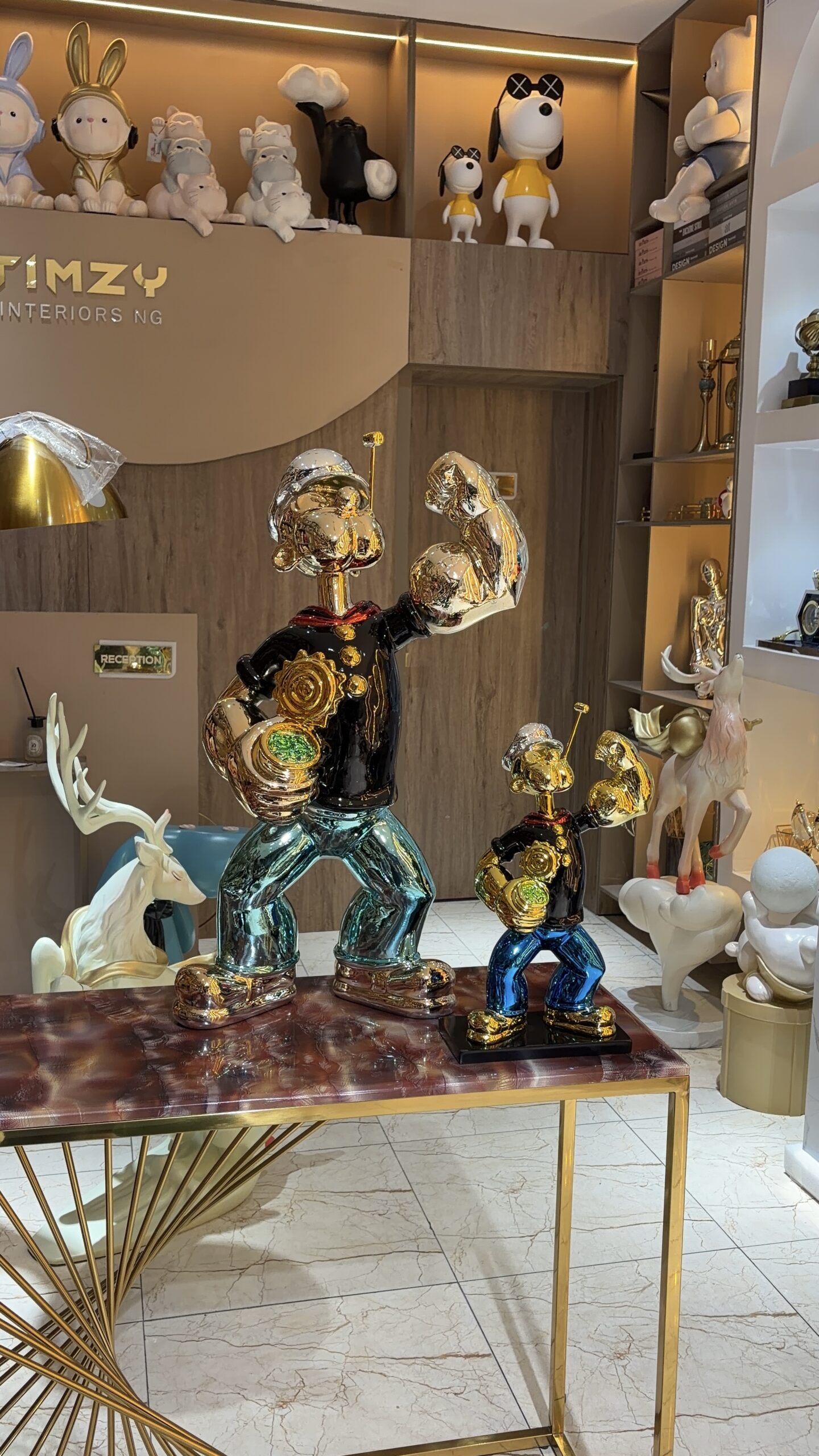 IMG_4442 Metallic Statement Character Figurine - Image 1