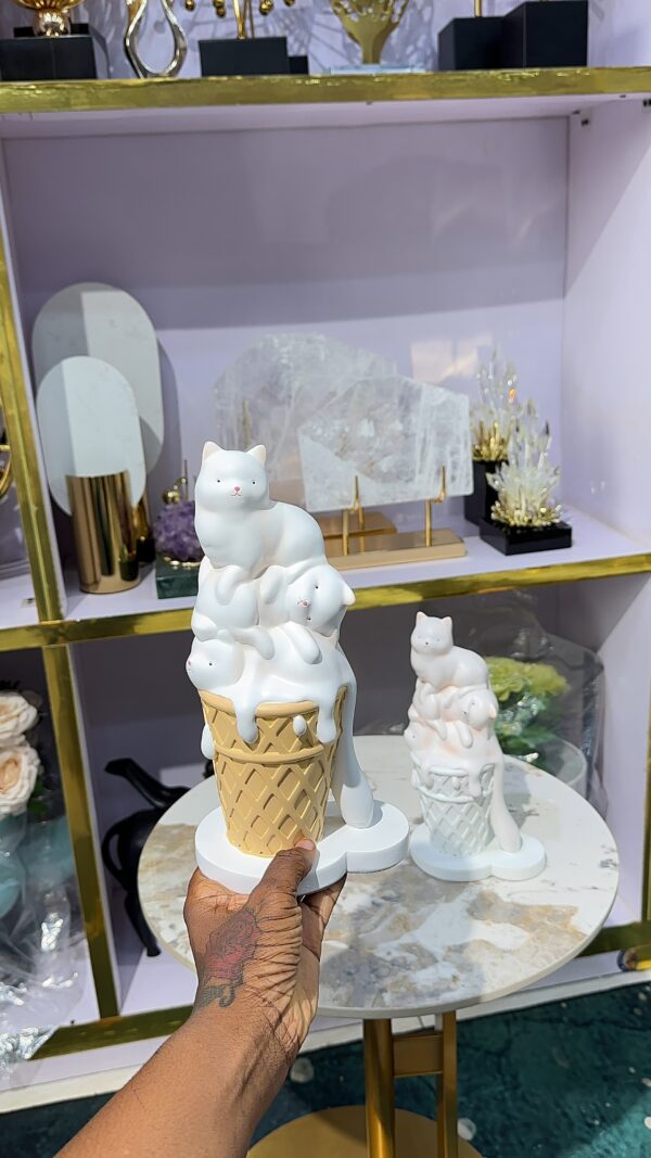 Cat Ice Cream Desktop Ornament - Image 2
