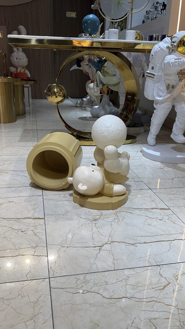 Bear Storage Night Light Floor Ornament - Image 2