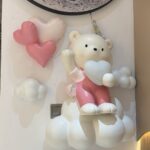 Balloon Bear Cloud Ornament with Light