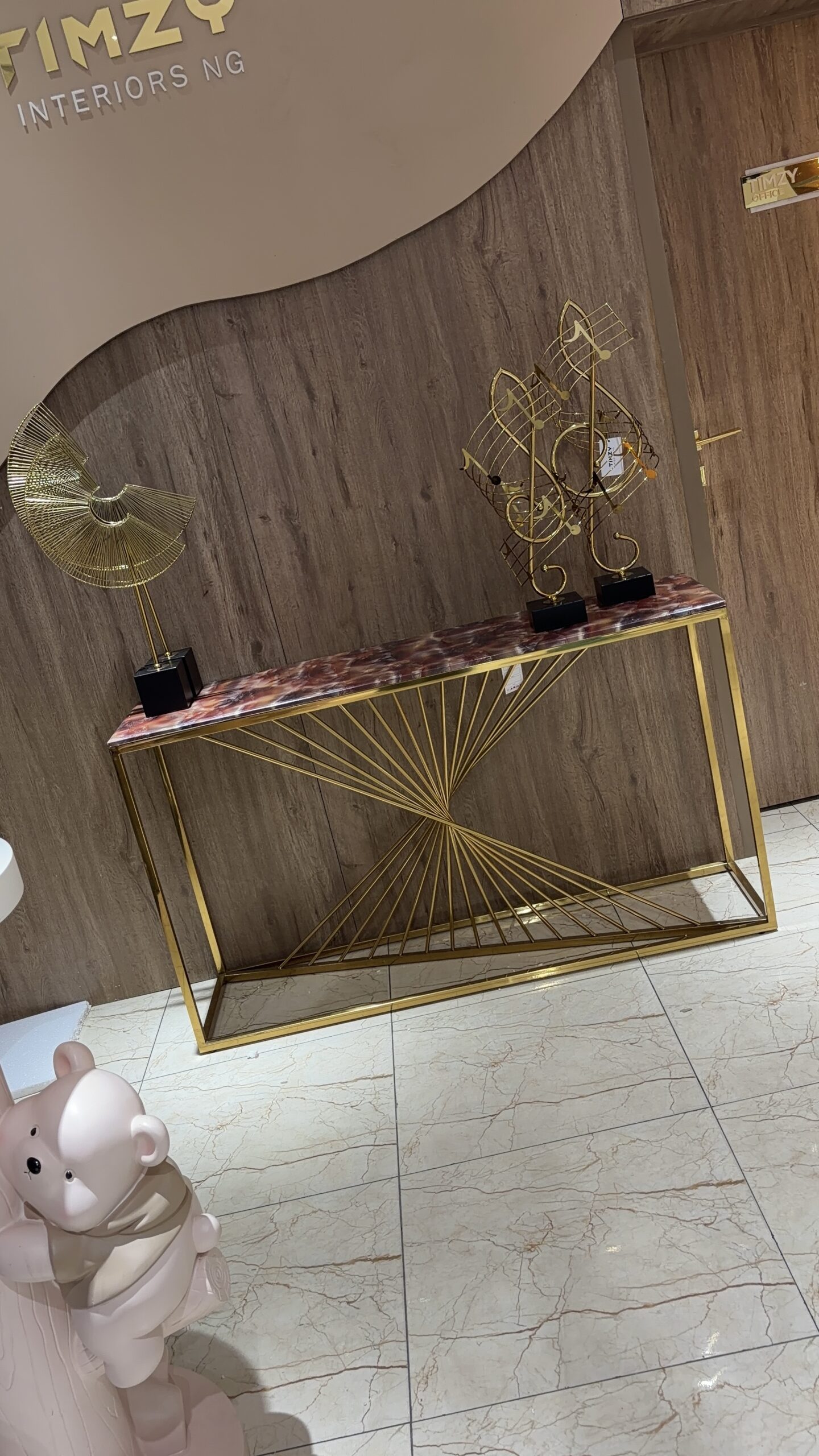 IMG_7575 Luxury Marble Top Console - Image 1