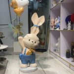 Radish Rabbit Tray Floor Ornament