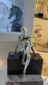 Chrome Seated Sculptural Figurine