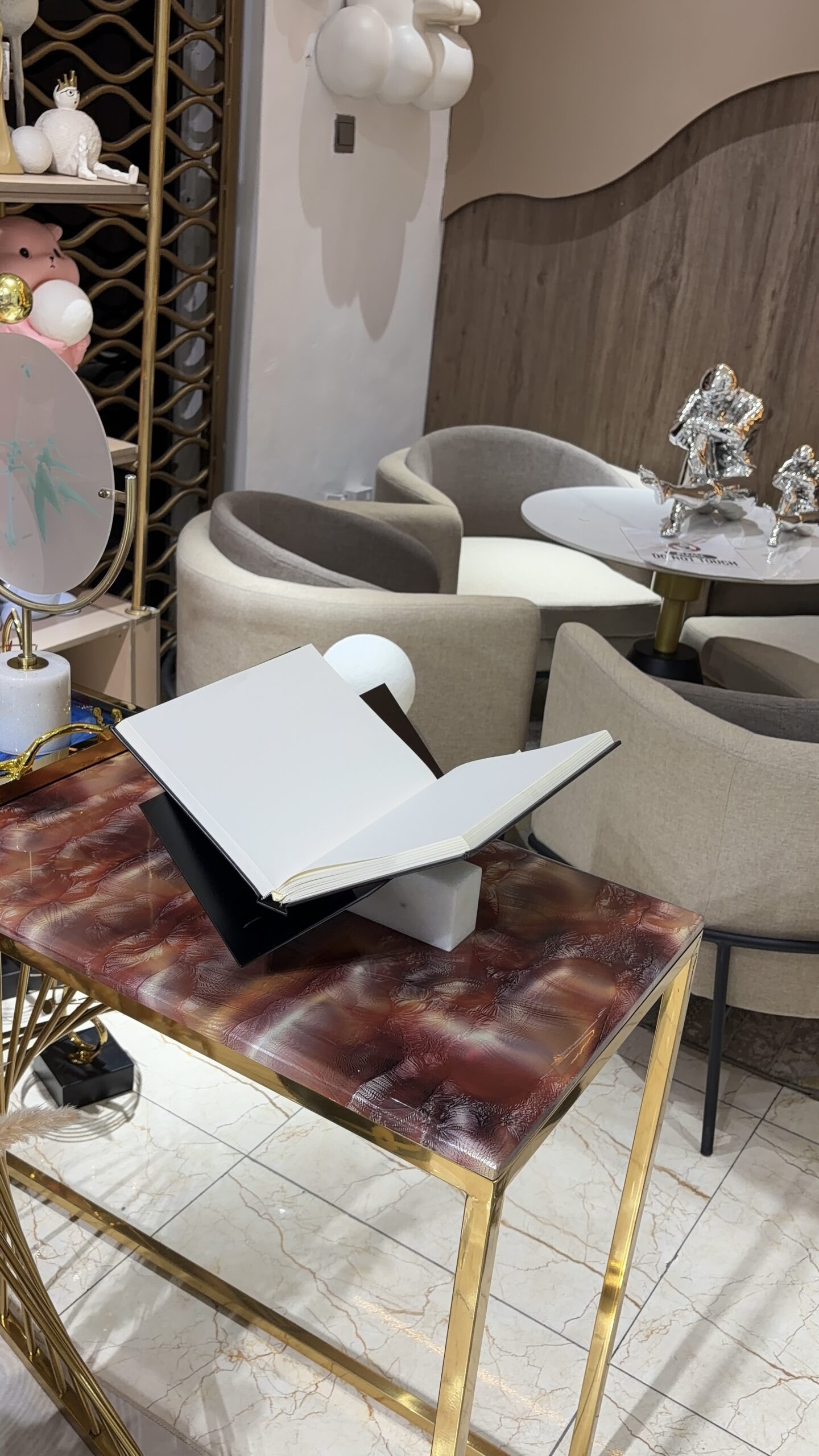 IMG_0558 Marble Base Book Holder - Image 1