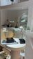 Ceramic Flower Metal Table Decor