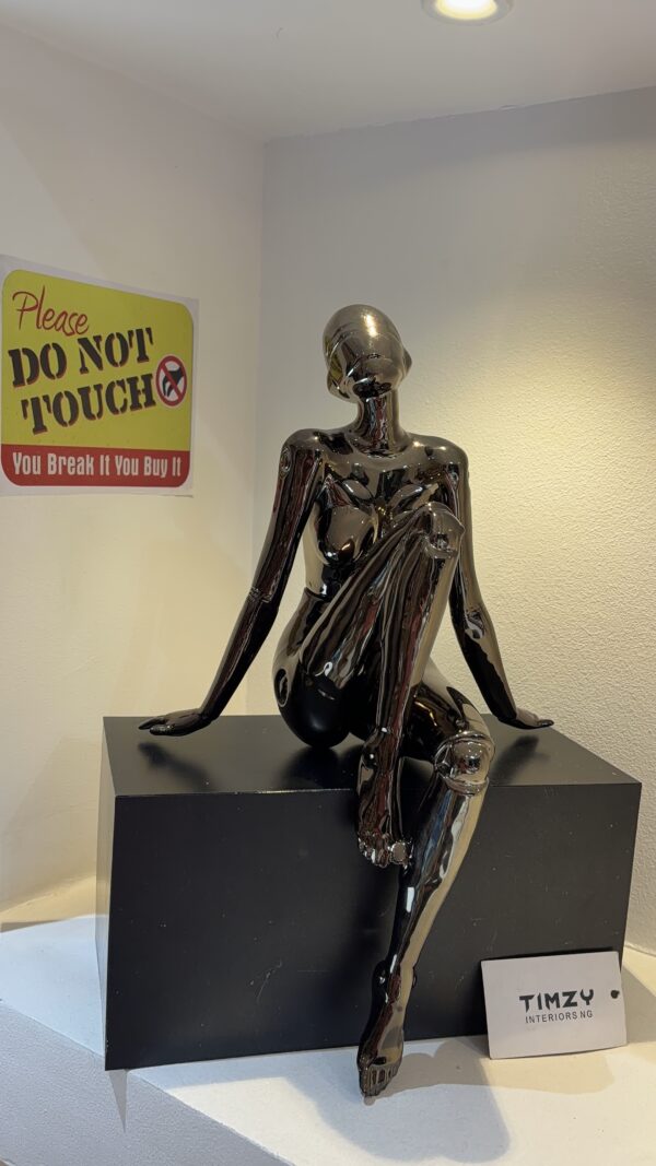 Seated Sculptural Figurine - Image 3