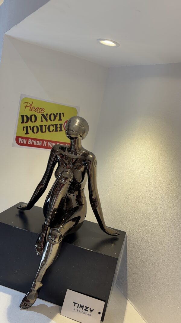 Seated Sculptural Figurine - Image 2