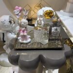 M Mirror Gold Tray