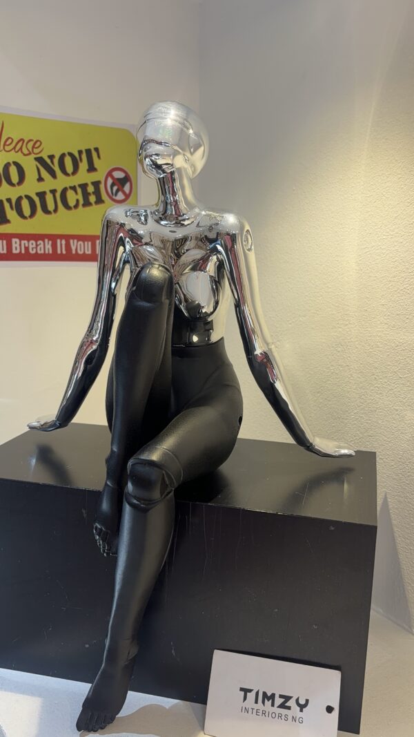 Seated Sculptural Figurine - Image 3