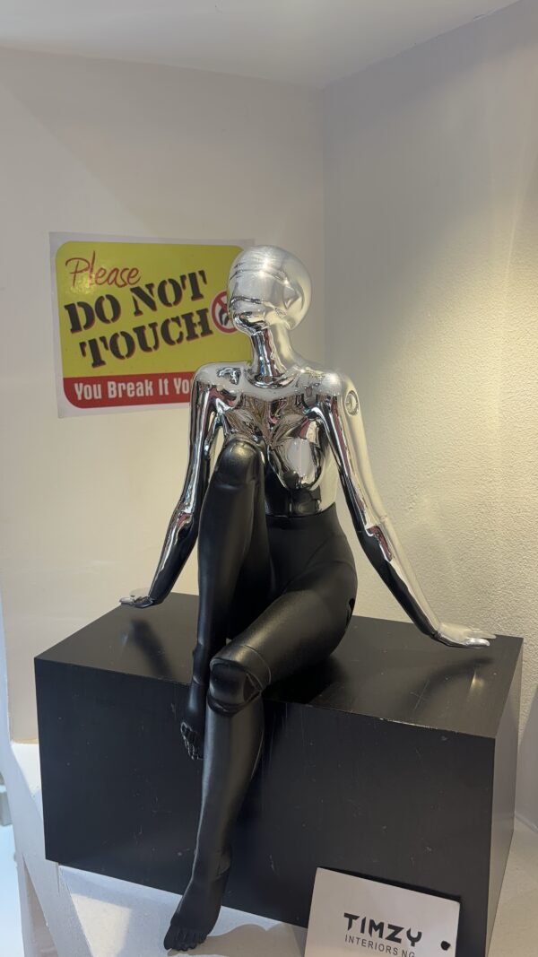 Seated Sculptural Figurine - Image 2