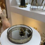 M Mirror Gold Tray