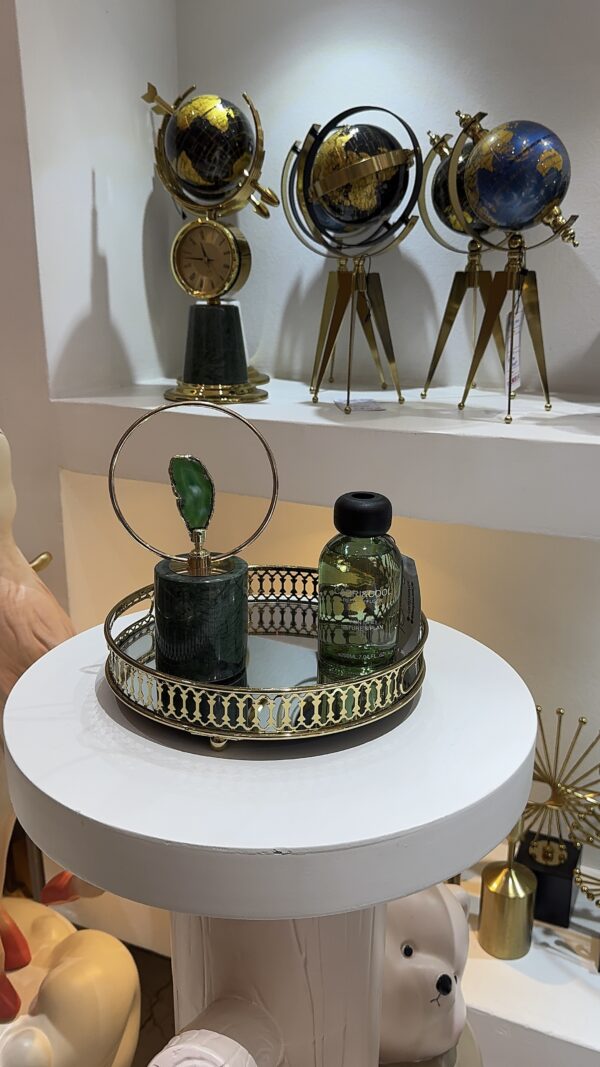 M Mirror Gold Tray - Image 2