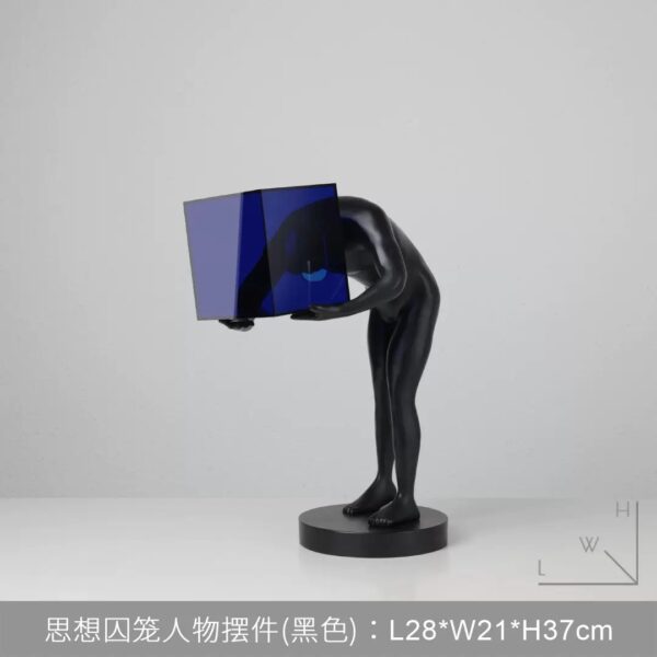 Thought Cage Man Decor - Image 2