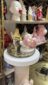 L Mirror Gold Tray