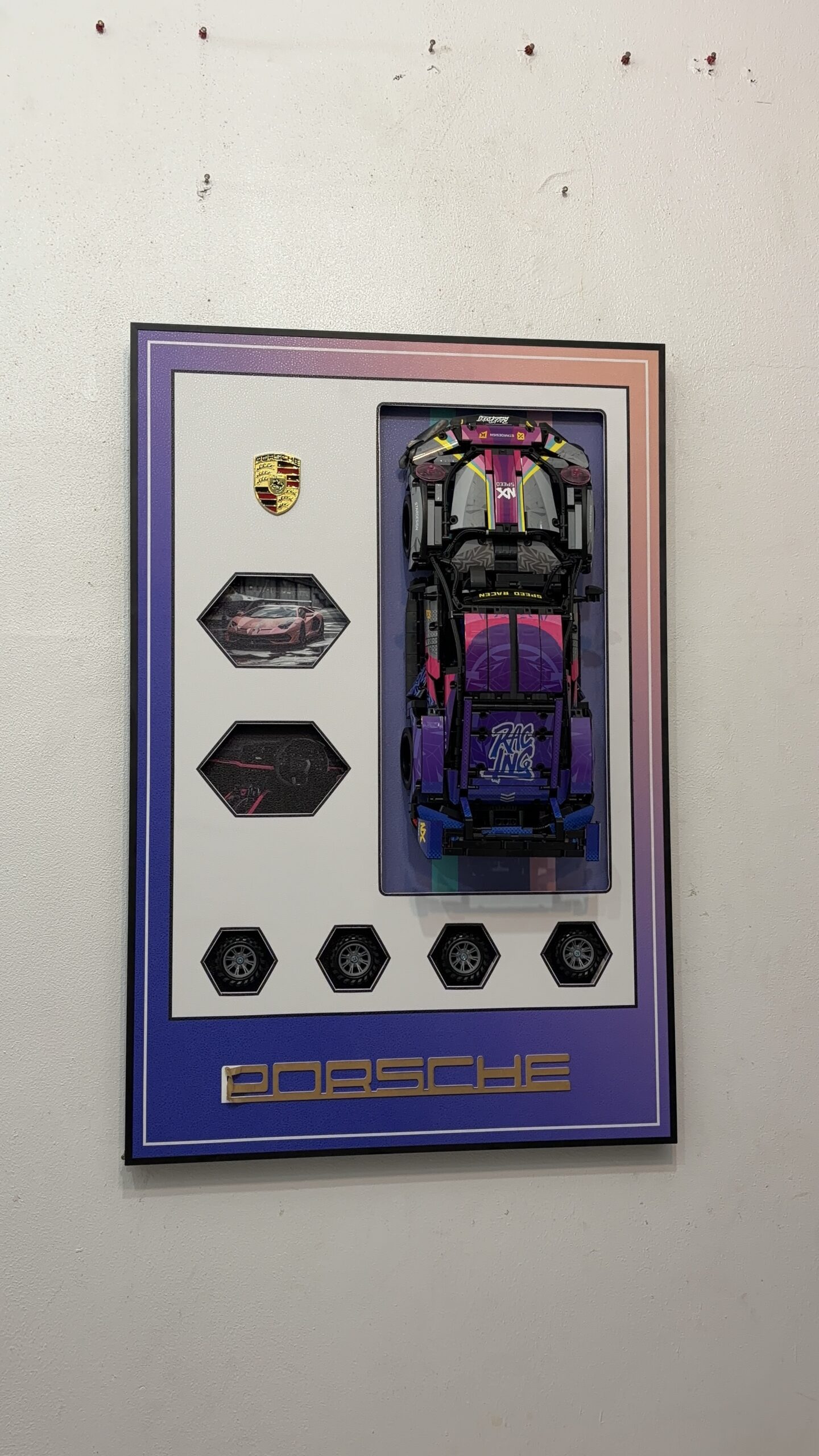 IMG_4216 60 x 90 Porsche Lego Frame - Image 1