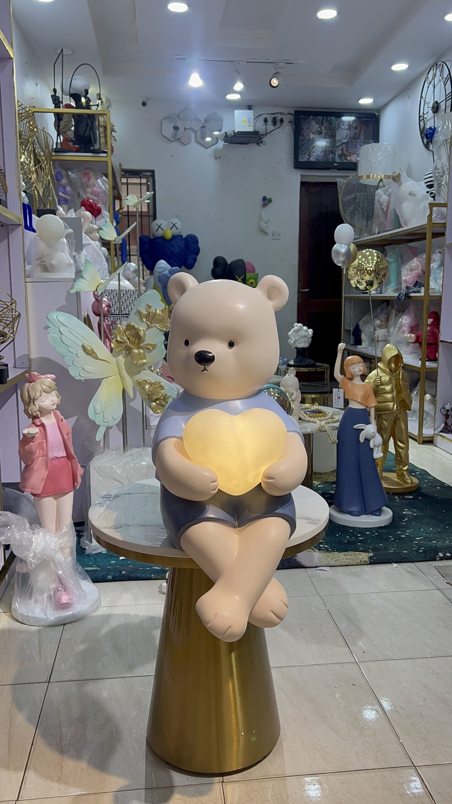 IMG_4668 Teddy Bear Ornament — Default - Image 1
